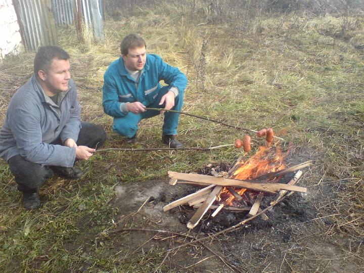 jak se jedná o proviant, účastní se všichni aktivně...